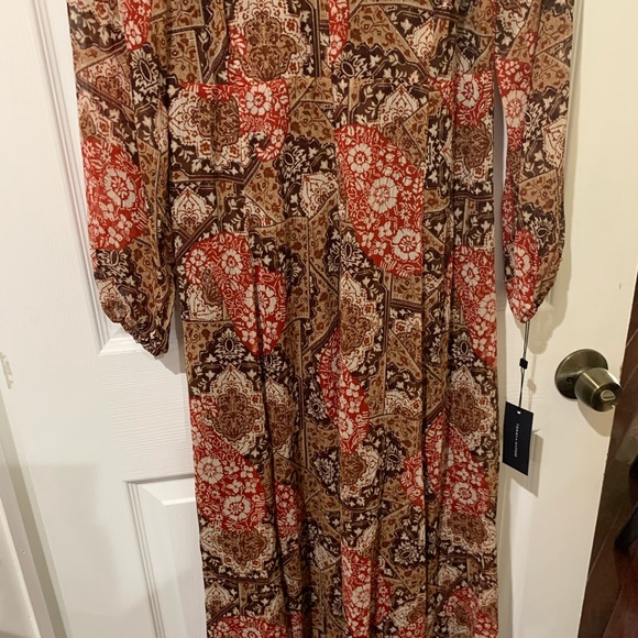 Tommy size 6 midi long sleeve dress - Picture 3 of 5